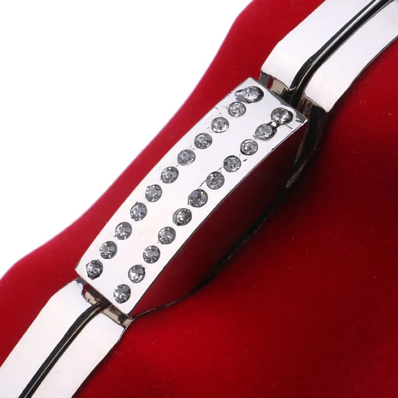 Fashion evening bags clutch women diamonds blue red velvet handbags chain shoulder bag for bridal bridesmaid polyester purses
