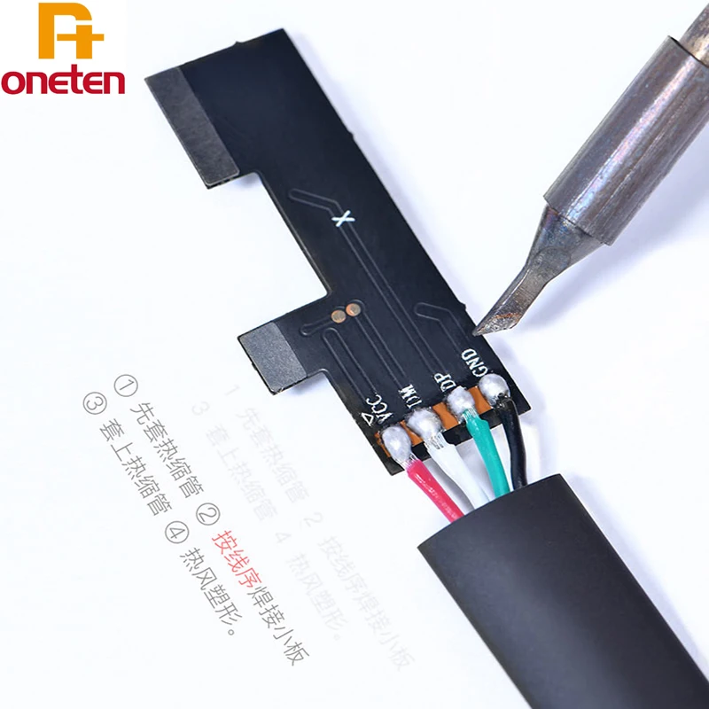 Qianli Power Supply Test Cable With ON/OFF Switch iPower For iPhone 6/6P/6S/7P/8G/8P/X XS XS MAX DC Power Control Test Cable