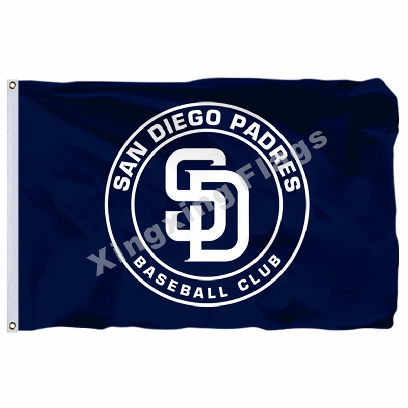 Сан-Диего флаг с надписью 3ft x 5ft полиэстер Padres Летающий Размеры № 4 90X150 см