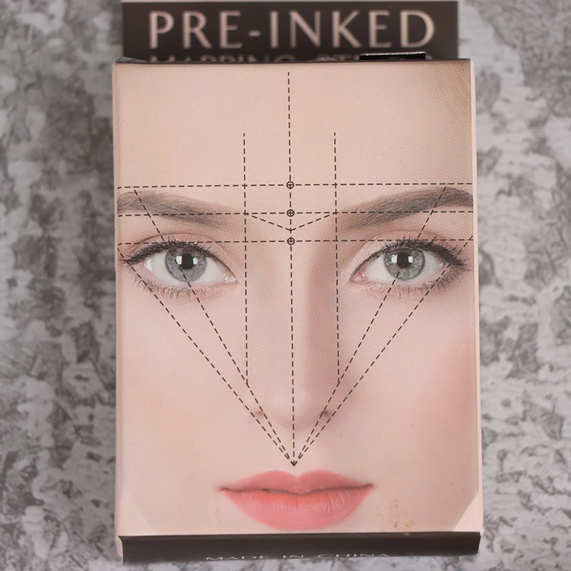 

Микроблейдинг картографическая струна крашеный маркер для бровей инструмент для позиционирования бровей