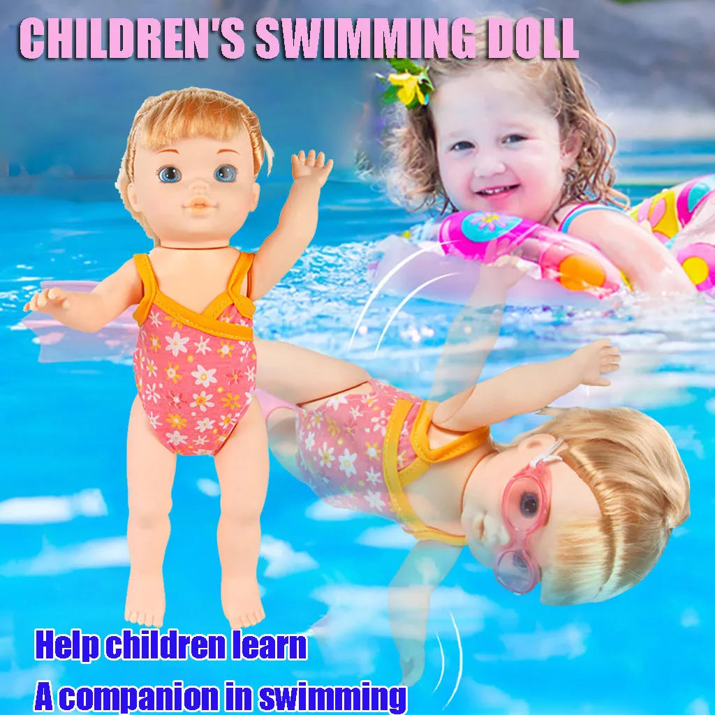 Water Funny Swimming Pool For Waterproof Electrical Doll Best Gift Toy Children kids toys juguetes brinquedos игрушки New | Игрушки и