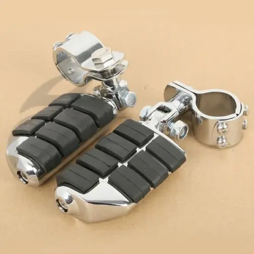 Мотоциклетная хромированная подножка Dually Highway FootPegs для Honda GoldWing GL1500 GL1100 GL1200 Harley 25