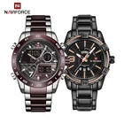 Часы NAVIFORCE Мужские кварцевые, водонепроницаемые, с хронографом