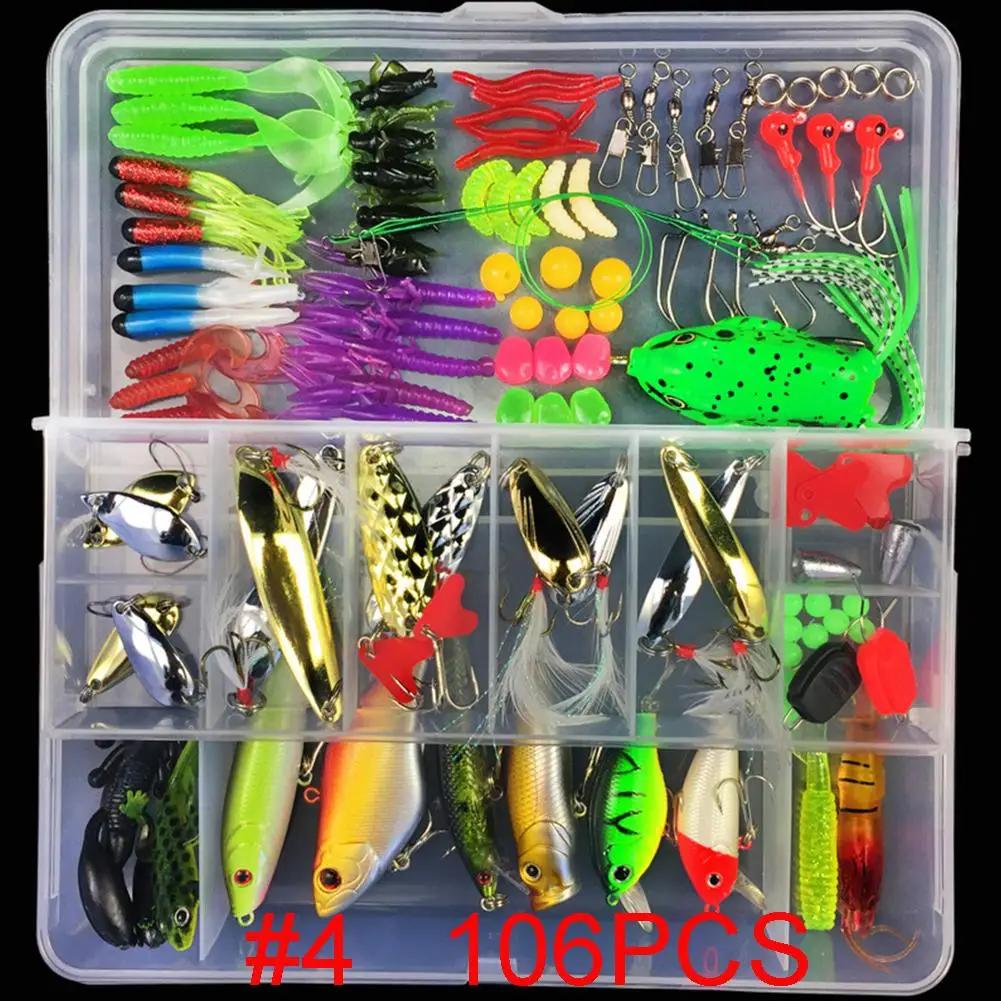 

Multifunctional Fishing Lure Fake Bait Artificial Swimbait Fishing Hook Kit