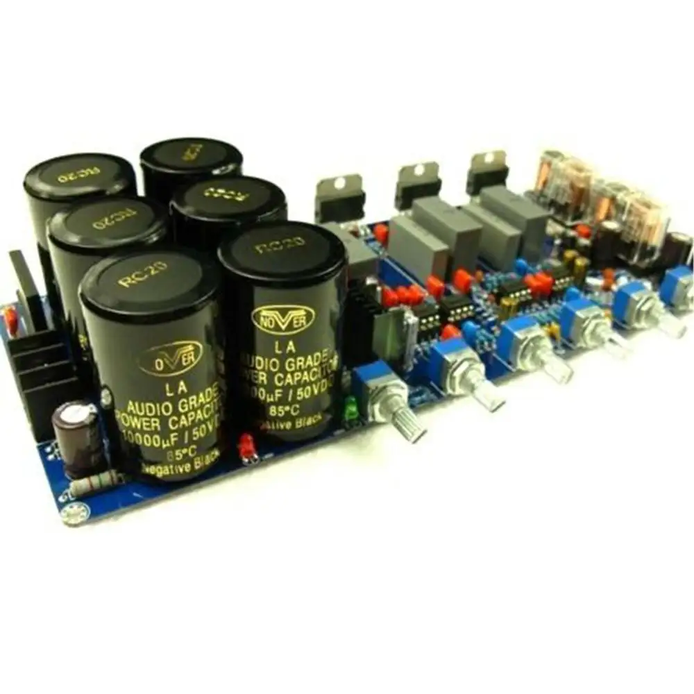 

TDA7294 2.1 Channel 160W+80W+80W Subwoofer Power Amplifier Finished Board (upgrade version with protection circuit)