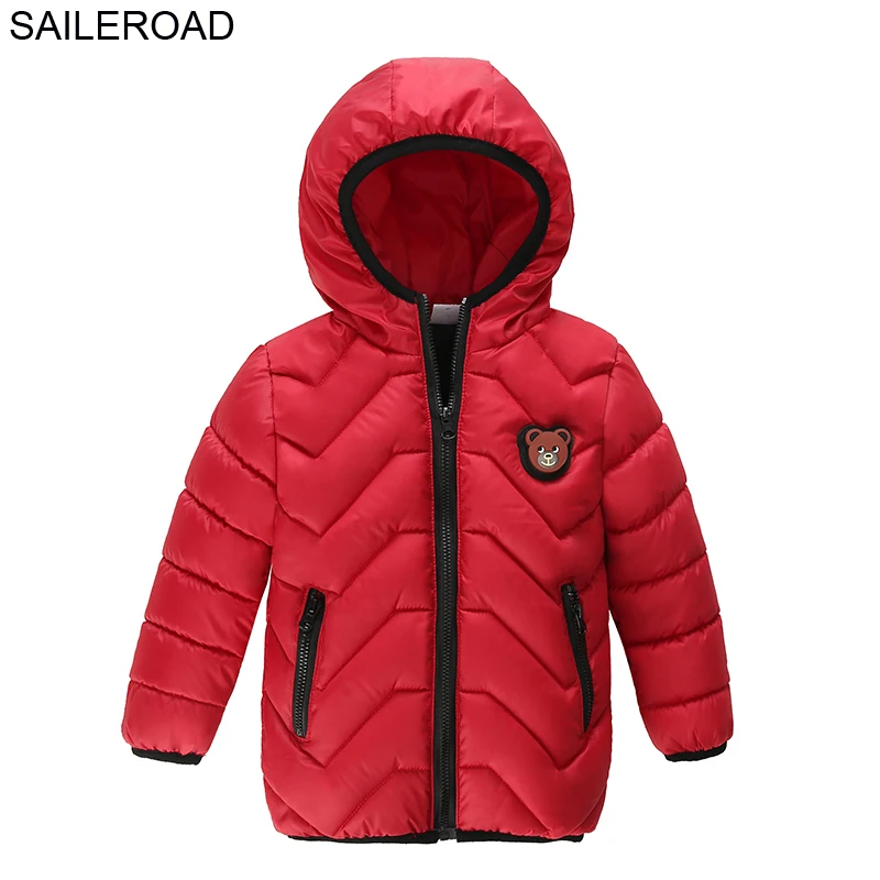 Детская зимняя куртка с хлопковой подкладкой для девочек и мальчиков|Пуховики
