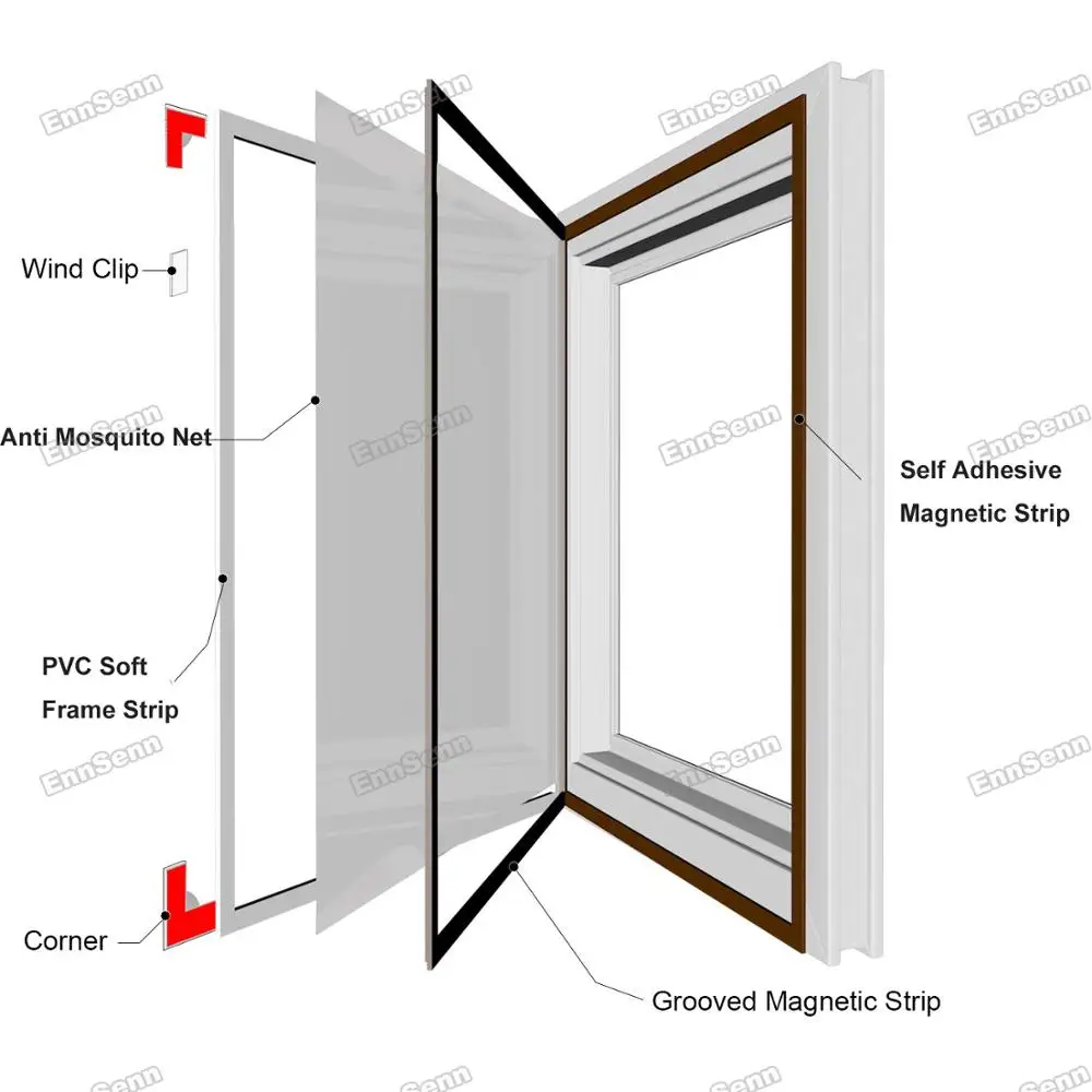 Невидимый Летающий москитный экран сетка изготовленный на заказ DIY магнитный