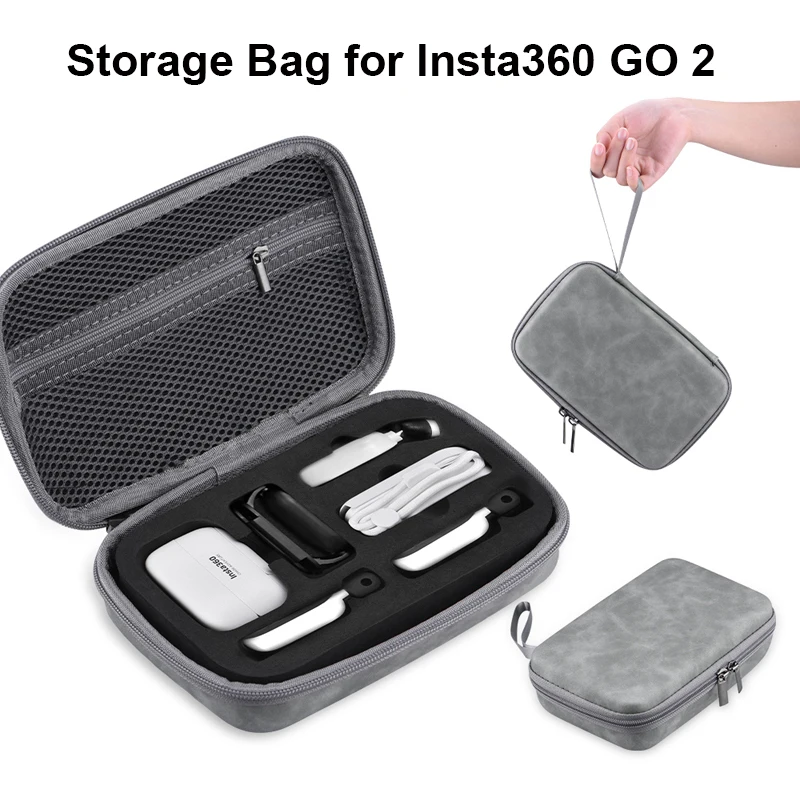 

Insta360 GO 2 Camera Mini Protable Storage Bag Handbag Action Camera Carrying Case for Insta360 GO 2 Protective Box Accessories