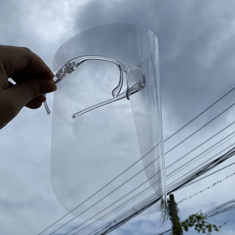 Маска Защитная прозрачная для домашних животных противотуманная от брызг масла