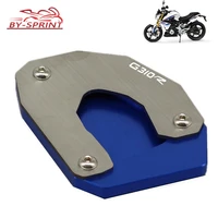 motorcycle accessories for bmw g310r g310 r g 310r 2017 2018 2019 side stand pad plate kickstand enlarger support extension
