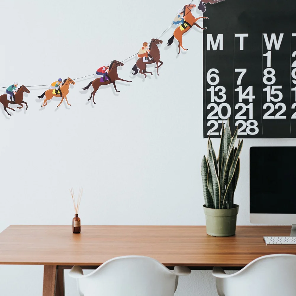 

Racing Theme Birthday Baby Shower Wedding Party Decoration Horse Racing Banner