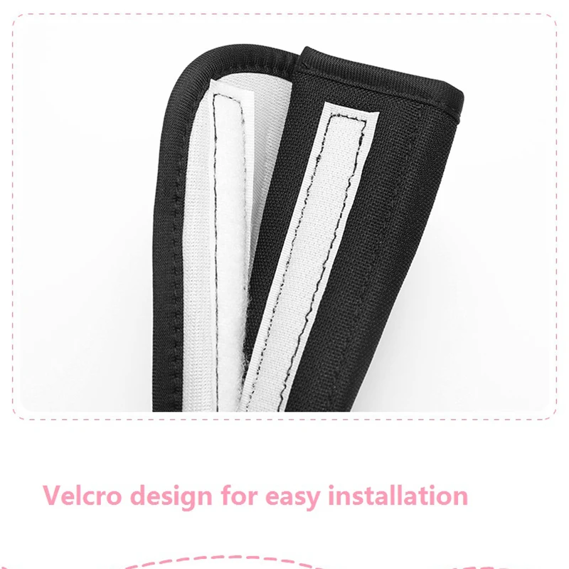 

2Pcs Car Safety Seat Belt Shoulder Pads Breathable Ice Silk Warm Shoulder Cushion Protector Car Accessories