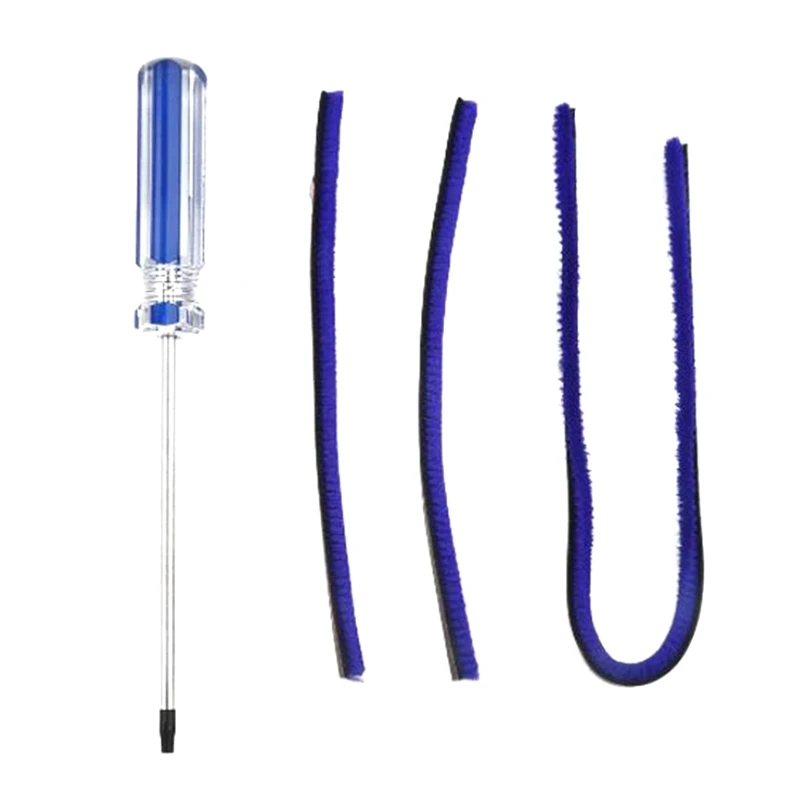 

3Pcs Vacuum Cleaner Sweeper Plush Strips with Screwdriver for Dyson V7 V8 V10 V11 Vacuum Cleaner Velvet Roller Head Part