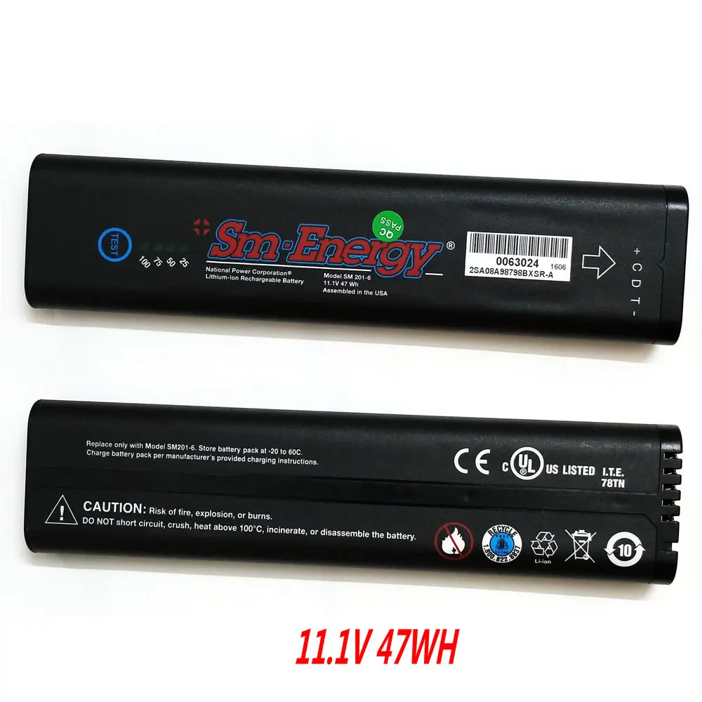 Оригинальная аккумуляторная батарея SM201-6 11 1 В для GE DASH 3000 4000 5000 B20 B30 B40 B20I B30I B40I SM