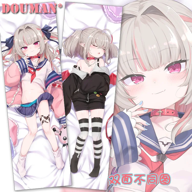

Youtuber Makaino Ririmu Dakimakura Hugging Body Pillow Case Cosplay Japanese Anime Otaku Pillow Cover Xmas Gifts