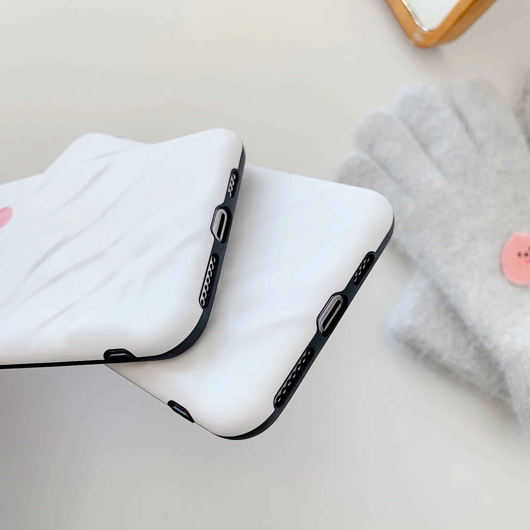 Милый смайлик полная посылка сторона Мягкий ТПУ и ультратонкий для iphone 6 7 8 X XS XR 11