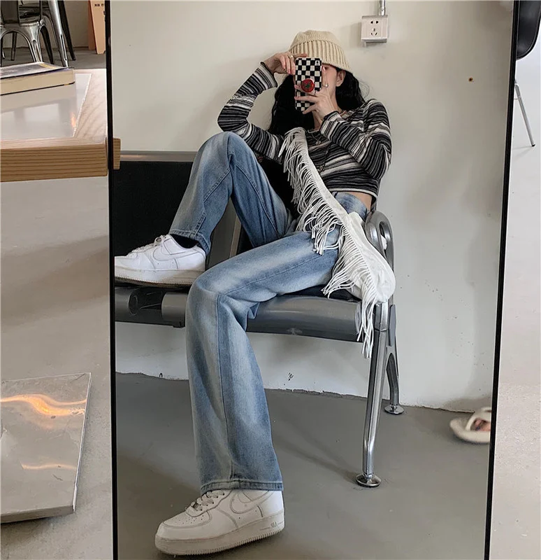 

Shot Korean Retro Color Washed and Worn Rac