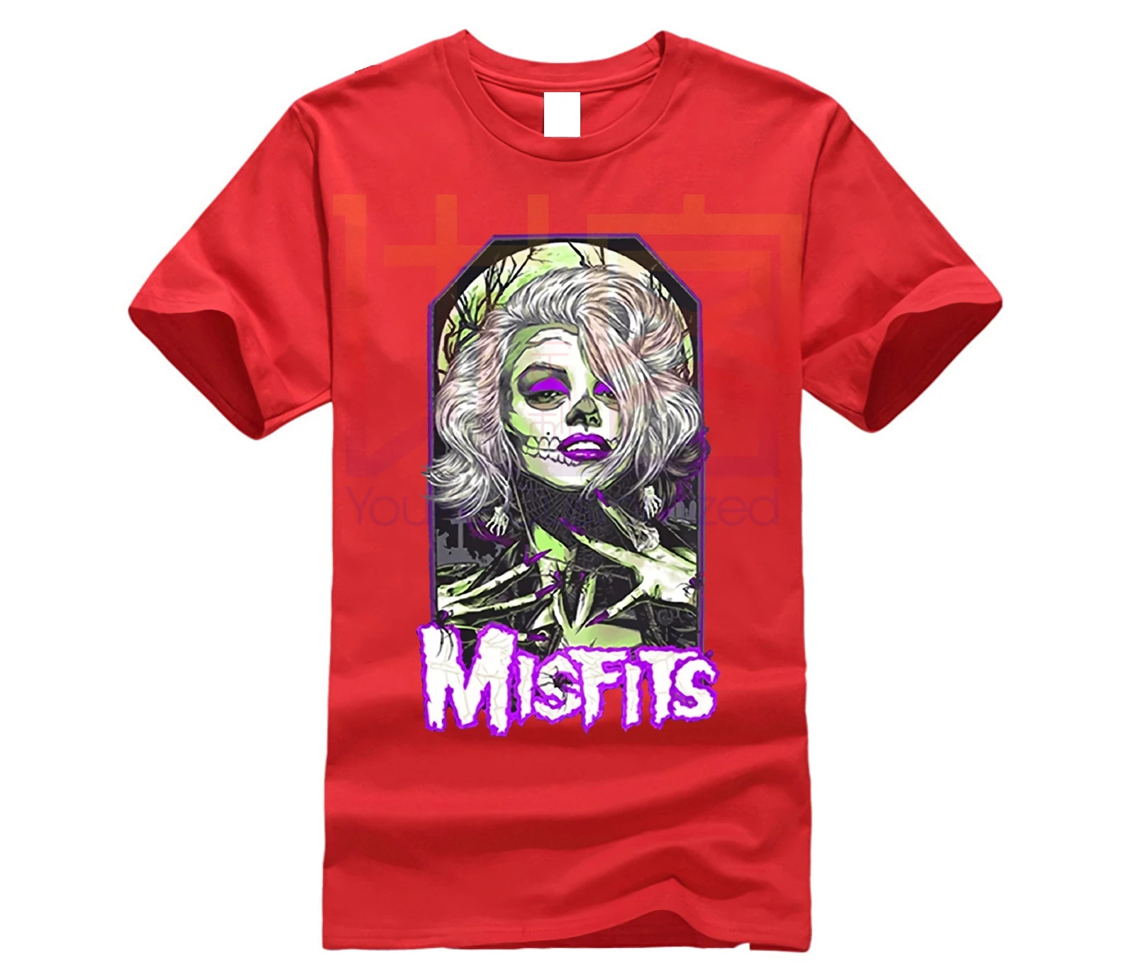 Мужская футболка Misfits оригинальный Misfit скелет череп s черная забавная Новинка для