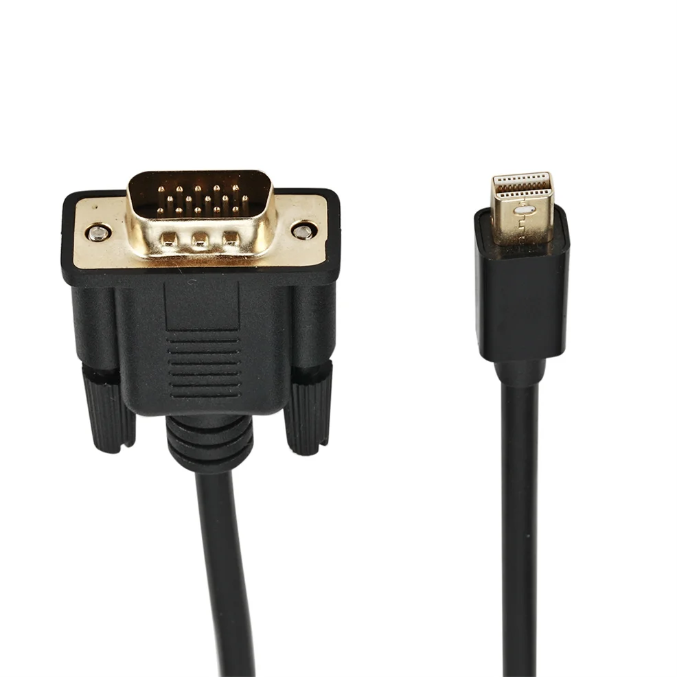 Мини адаптер Thunderbolt Mini для порта дисплея переходник с DP на VGA 1 8 м 1080P монитора HDTV