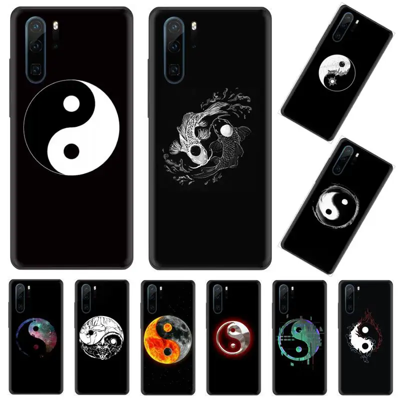 

Eight Diagrams Taiji Yin Phone Case For Huawei P 9 8 10 40 Mate 30 Honor 8 8A 20 20s 9x nova 6se 5t Y9s PSMART lite pro 2017