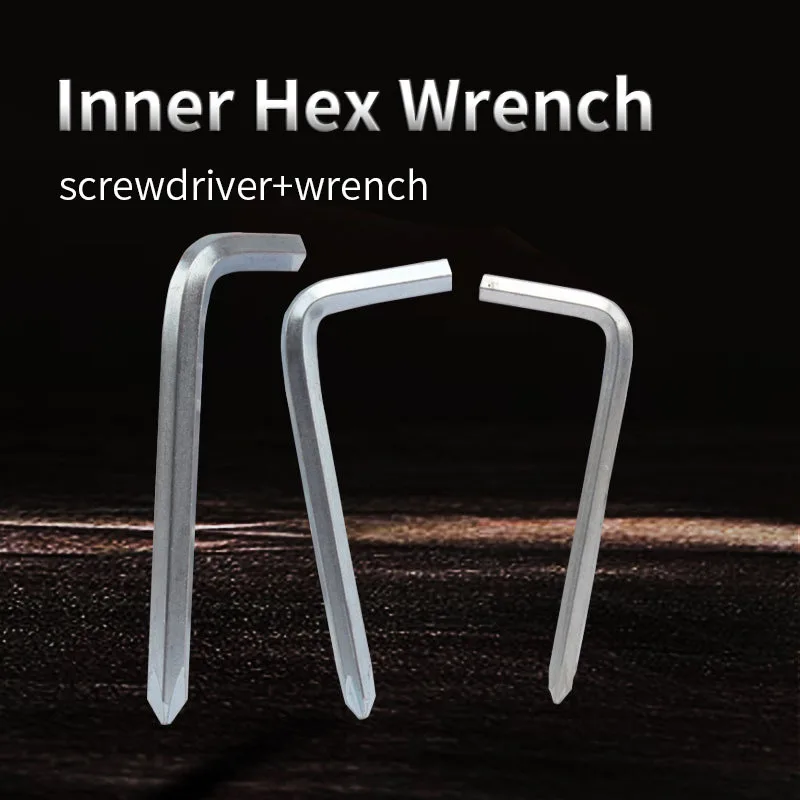 Шестигранный ключ L-типа 4/5/6 мм двухцелевая отвертка Torx и шестигранный прочные