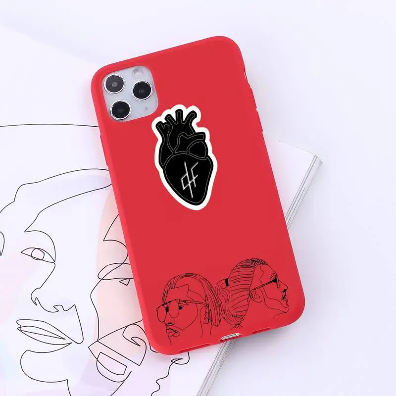 

PNL Phone Case Red Candy Color for iPhone 6 7 8 11 12 s mini pro X XS XR MAX Plus