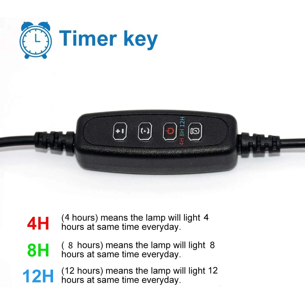 Погружной светодиодный светильник для аквариума водонепроницаемый водных