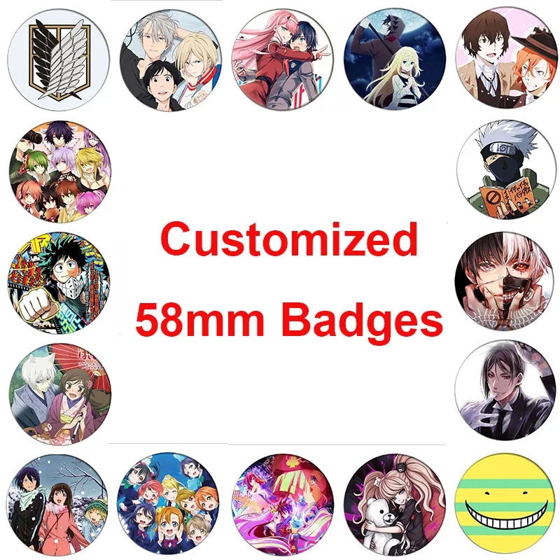 

COSTAR 1 шт. Аниме игры из фильма Cartton значок косплея персонализированные детские фото брошь на заказ коллекция булавок значки