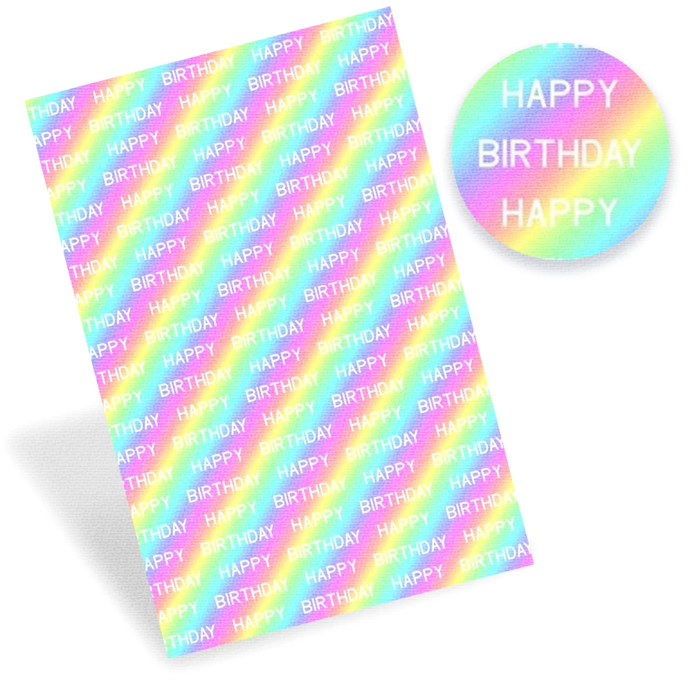 IBOWS простыня из искусственной кожи пончики день рождения с принтом кожаная ткань