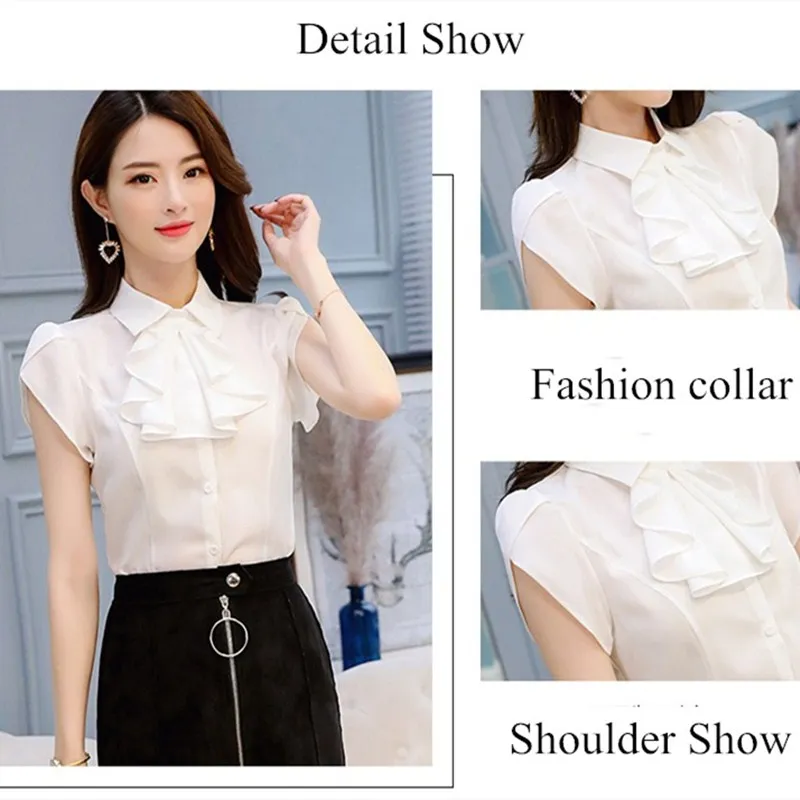 2020 летняя новая корейская модная Джокер рубашка Повседневная тонкая женская