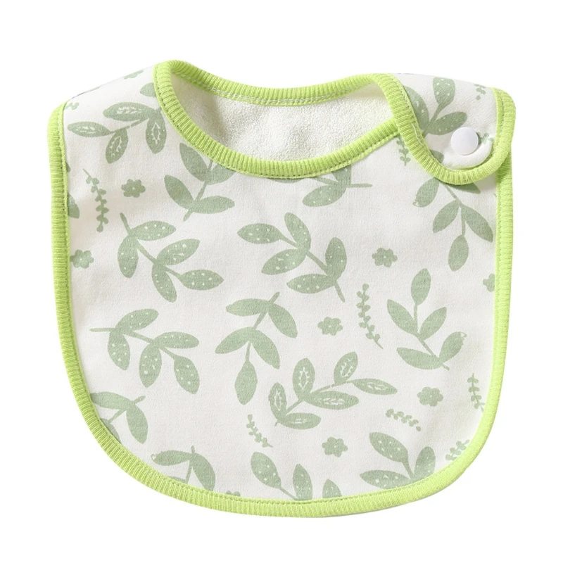 

Fashion Newborn Baby Bibs Print Girl Boy Waterproof Saliva Towel Scarf Cotton Infant Burp Cloths Feeding Apron T8ND