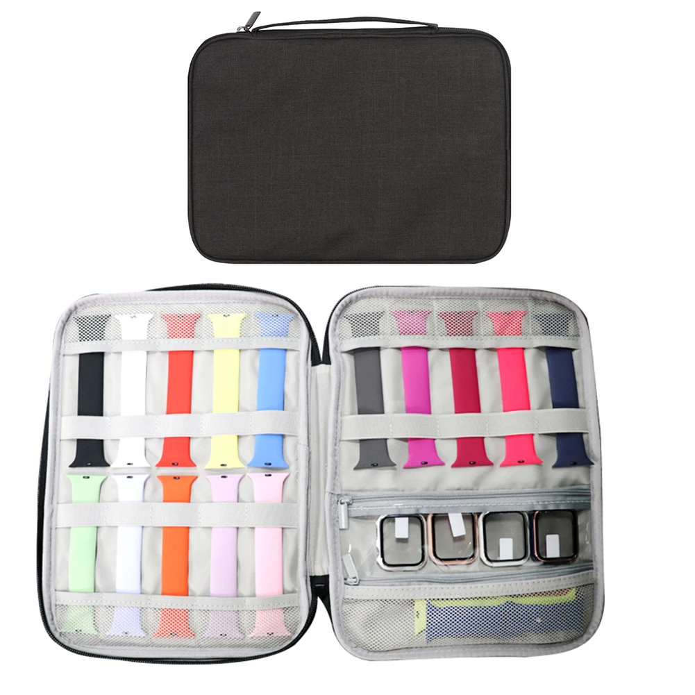 4 ячейки портативный ремешок для смарт-часов сумка хранения дорожный часов