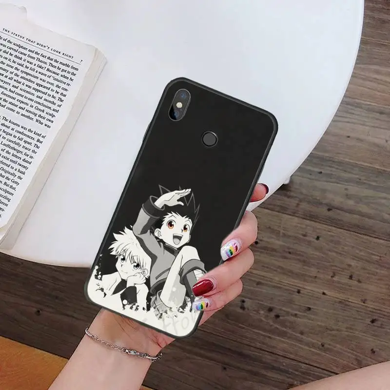 

Anime Hunter X Hunter Killua Zaoldyeck Phone Case For Xiaomi Redmi note 7 8 9 t k30 max3 9 s 10 pro lite