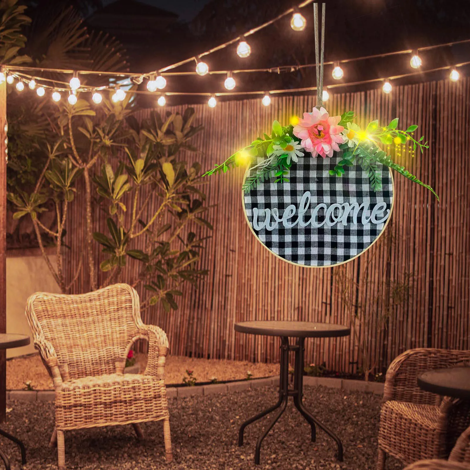 

Lighting Welcome Listing Door Hanging Window Hanging Gift Decoration Pendant decoracin de habitacin