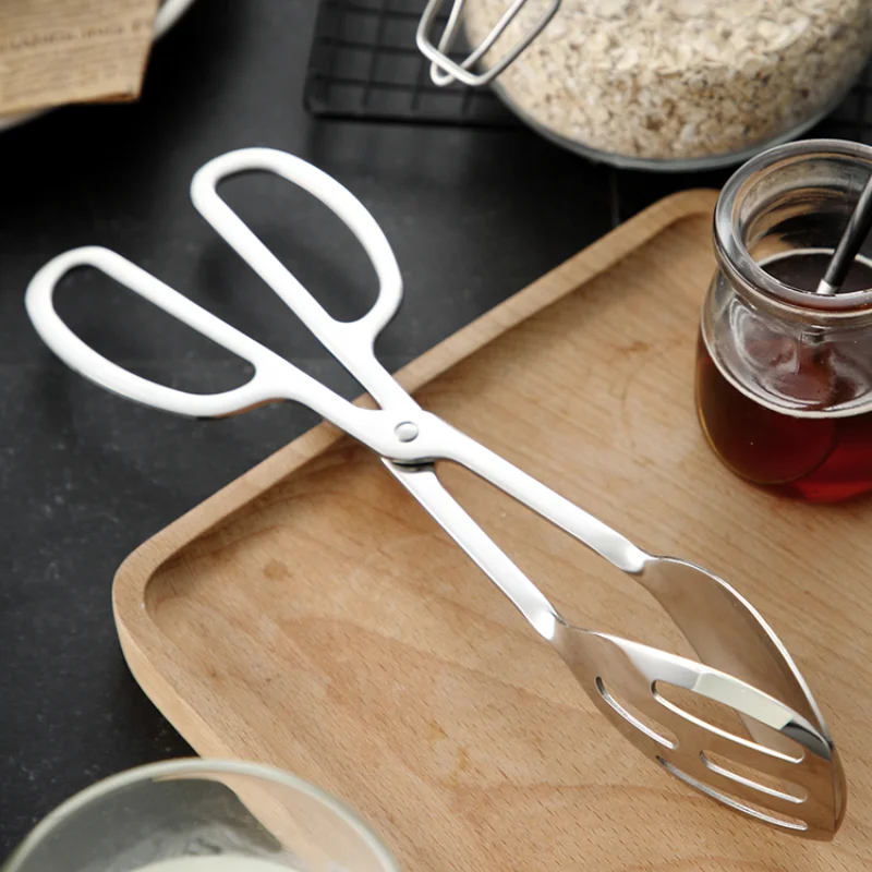 

Reusable Portable Bbq Accessories Kitchen Eco Food Tong Bbq Creative Non-stick Cookware Pince Barbecue Kitchen Gadgets ED50BBQ