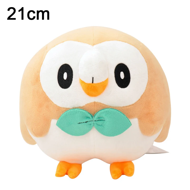 Плюшевые аниме игрушки для кошек Litten Rowlet popplio милая мягкая машинка когтей кукла детей подарок|Мягкие