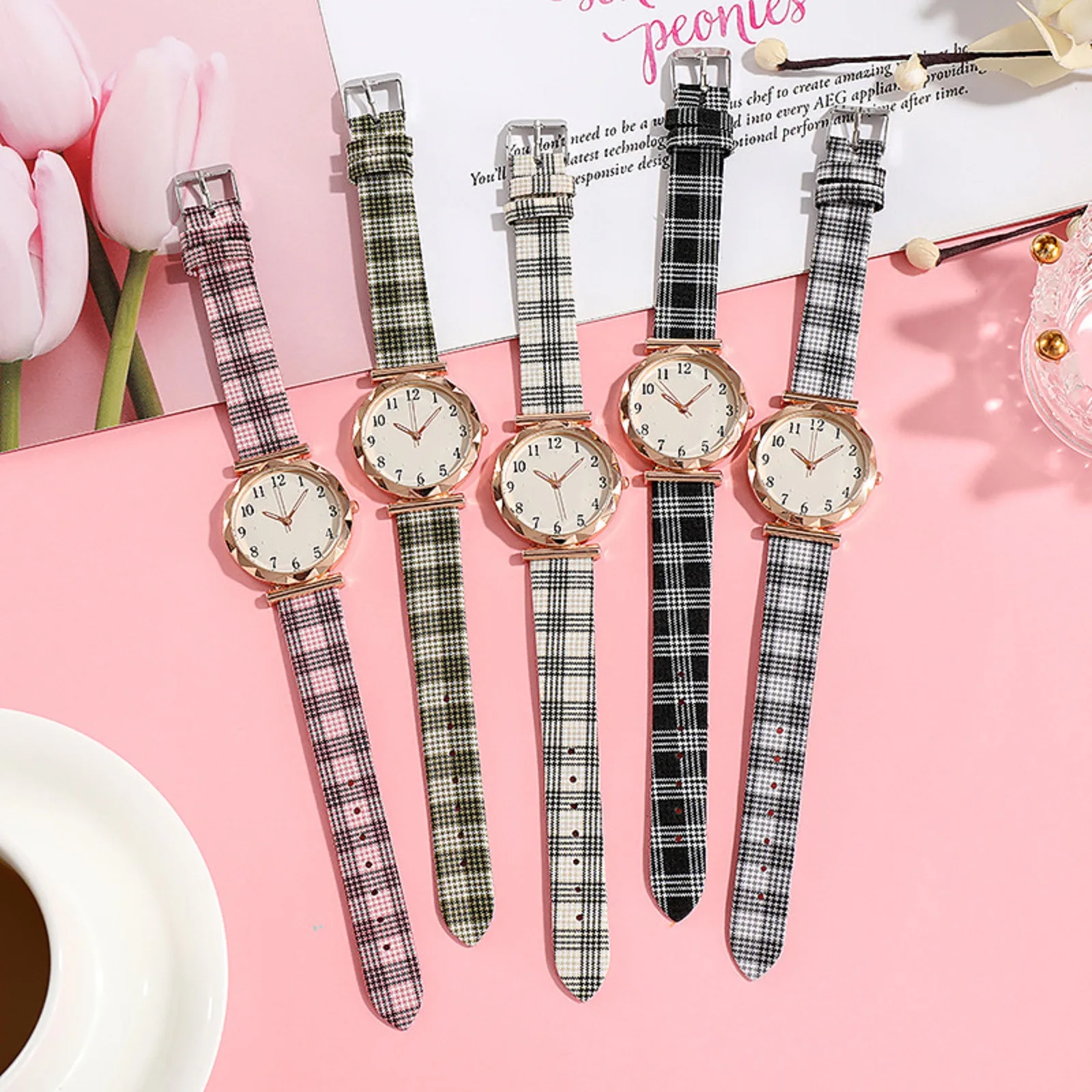 

Роскошные модные кварцевые женские часы, зеркальные часы с розовым золотым циферблатом, повседневные наручные часы, женские часы