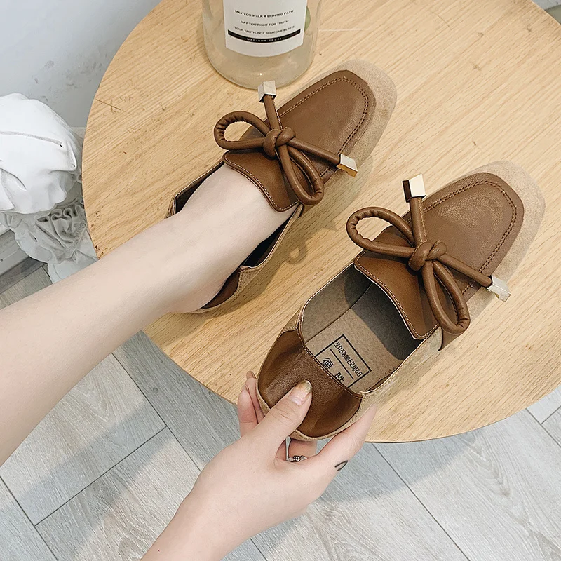 Female Lazy Shoes Women Fashion Elegant Ladies Single Casual Loafers Comfortable Low Heels Slip On U14-53 | Обувь