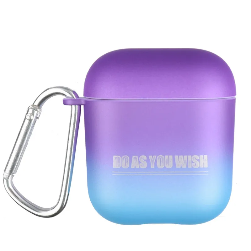 Твёрдый силиконовый чехол OTTWN для изменения цвета, простота для Apple Airpods, противоударный чехол для Apple AirPods, защитный чехол