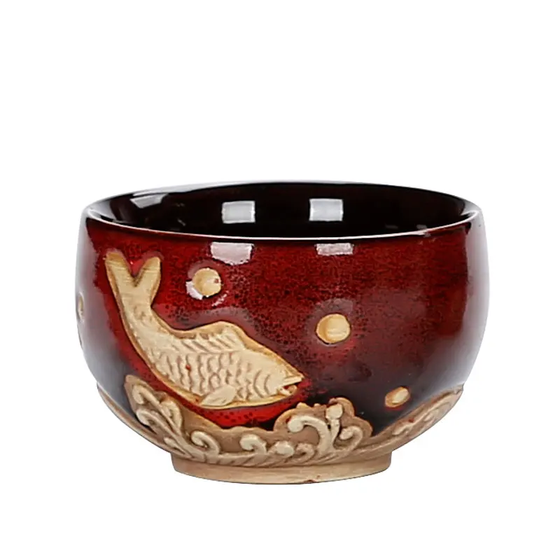 Чашка для чая ручной работы Jianzhan Керамическая маленькая чаша ретро домашний