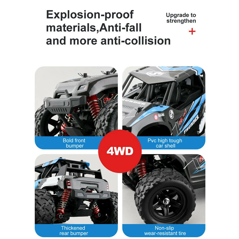 leadingstar 40 mph 118 scale rc car 2 4g 4wd high speed fast remote controlled large track hs 1831118312 rc car игруш