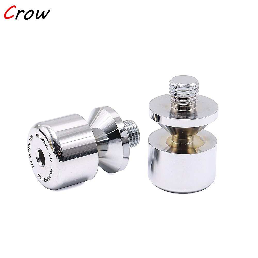 FOR PAN AMERICA 1250 S PA1250 S 2021 2022 Motorcycle End Bar Counterweight Handlebar End Chrome Bar Ends enlarge