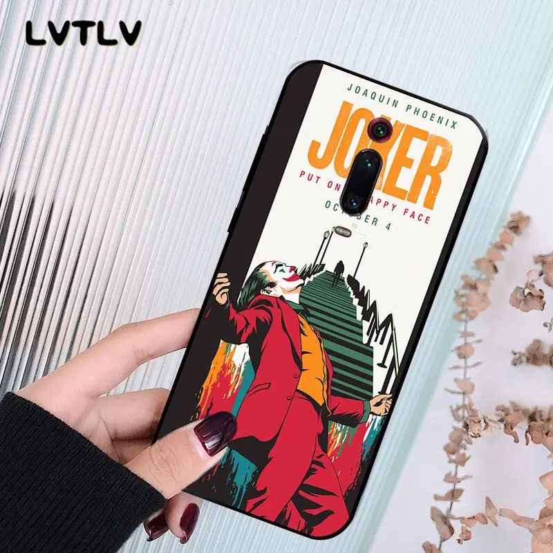 LVTLV Джокер 2019 хоакином Фениксом мягкий черный чехол для телефона Xiaomi 8 9 se 5X Redmi 6pro 6A