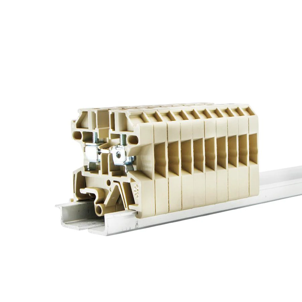 Клеммные блоки на Din рейку стандартные разъемы Weidmuller проводники для винтового