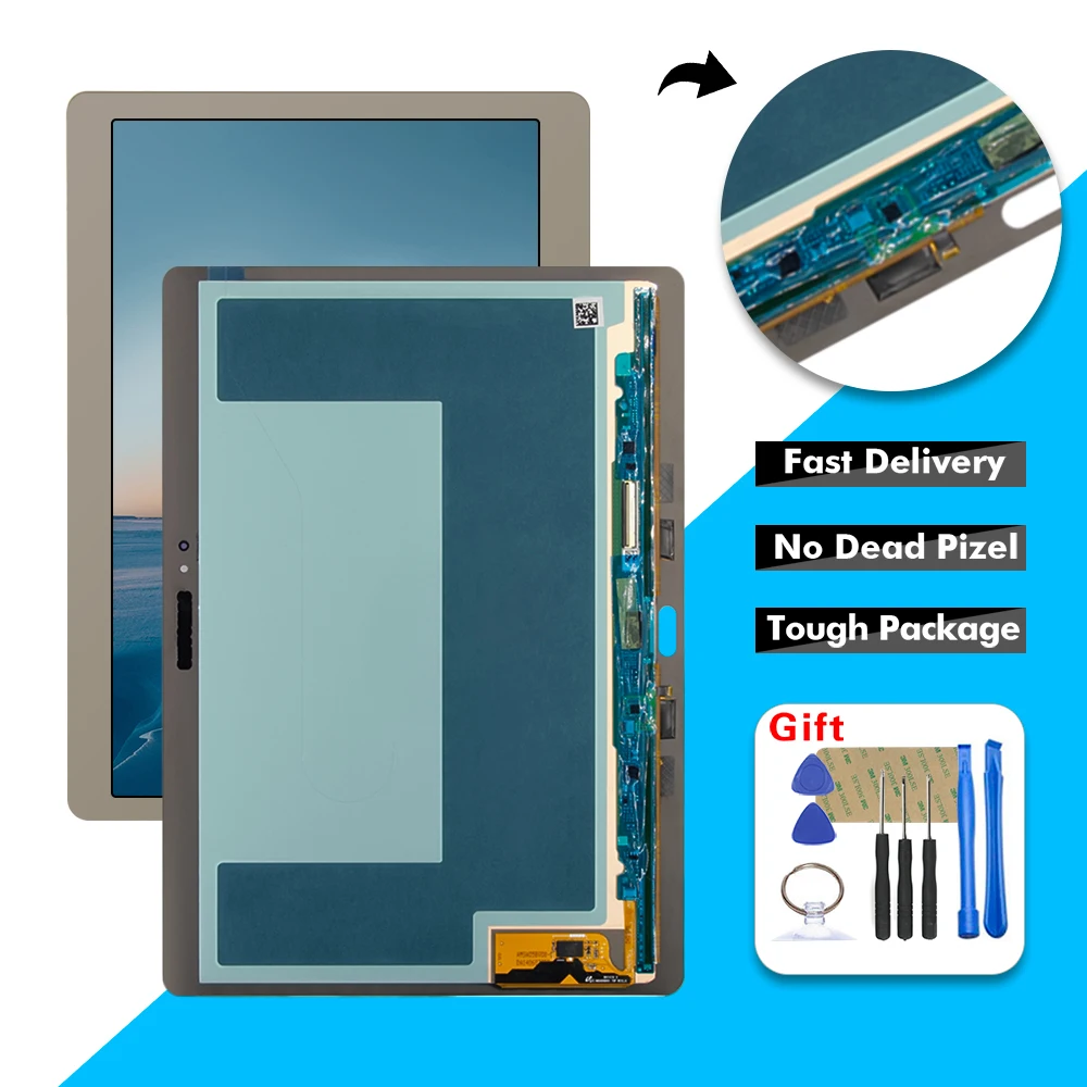 AAA ЖК-экран для Samsung Galaxy Tab S 10 5 SM-T800 SM-T805 T800 T805 ЖК-дисплей с сенсорным экраном и