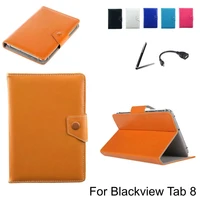 for blackview tab 8 8e 10 1 inch tablet pu leather book cover magnetic stand case stylus pen otg cable