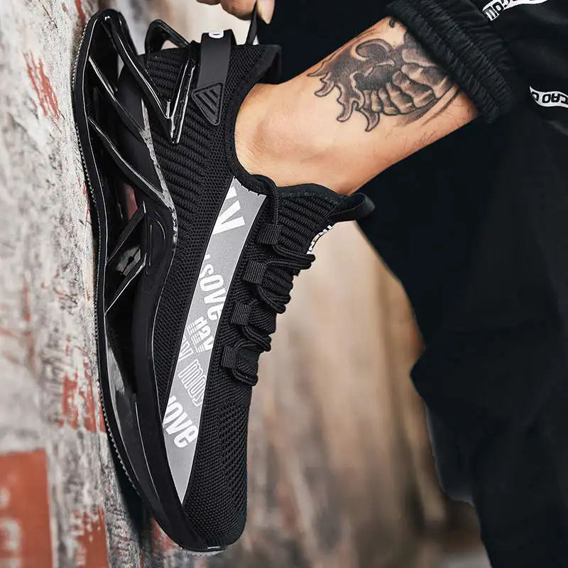 

Мужская спортивная обувь бренда Calcados мужские повседневные кроссовки самая удобная спортивная обувь для мужчин Us 8 черные кроссовки для бег...