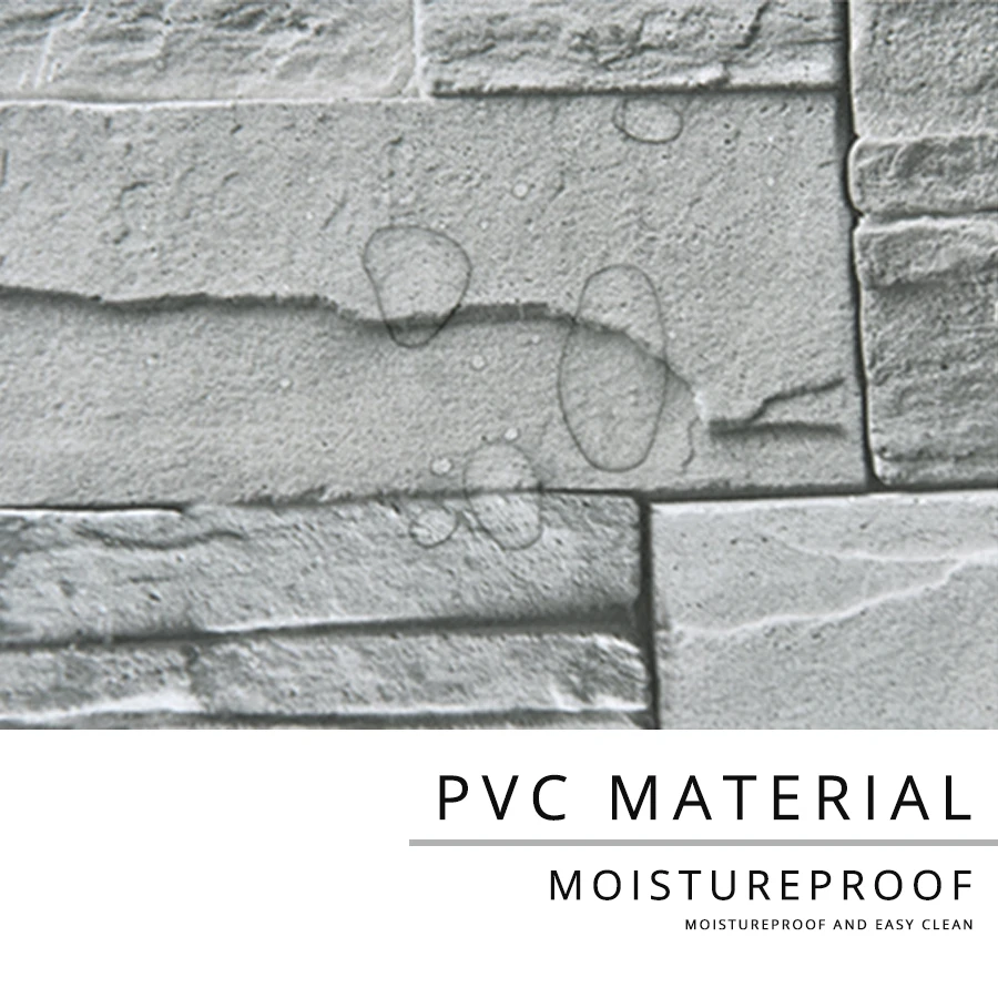 

Vintage Brick Stone Peel and Stick Wallpaper for Living Room Restaurant Wall Decal PVC Vinyl Waterproof Home Decor Contact Paper