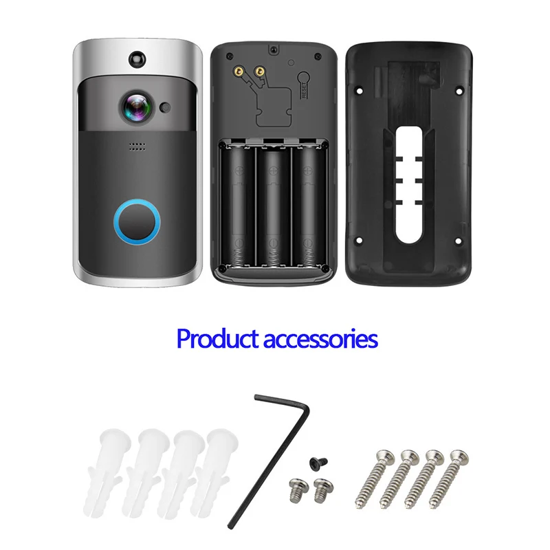 

Wireless Video Doorbell HD Visual WIFI Version Can Be Connected To Mobile Phone For Remote Monitoring Intercom Smart Deurbel