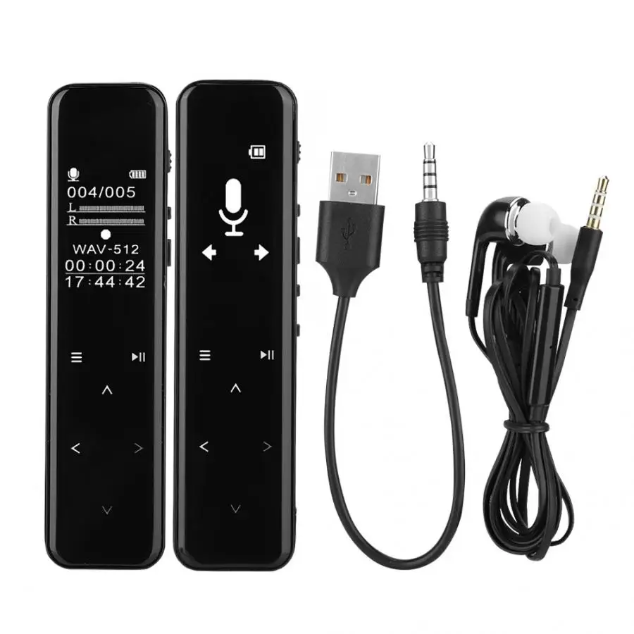 Цифровой диктофон M19 с голосовой активацией сенсорным экраном устройство записи